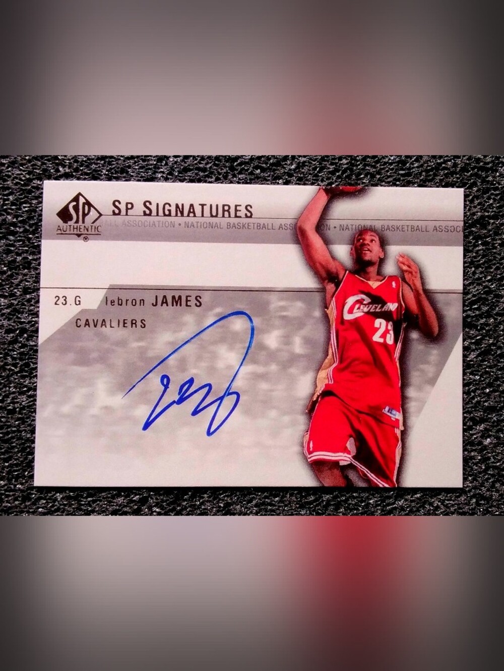 Lebron James Cavaliers Sp UD Autograph Basketball Rookie Card